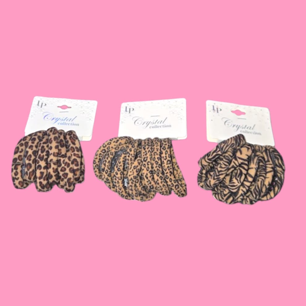 Animal Print Scrunchies