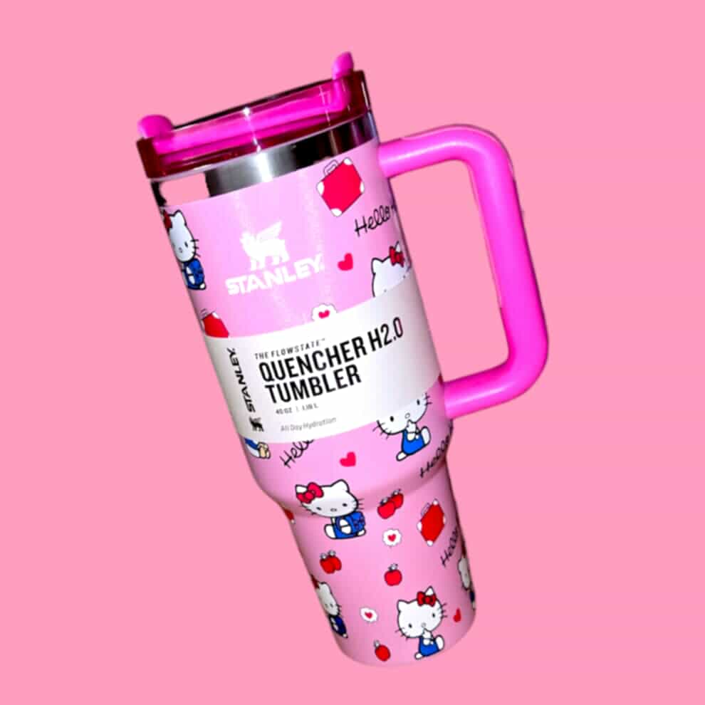 White Cat & Friends 40oz Tumbler