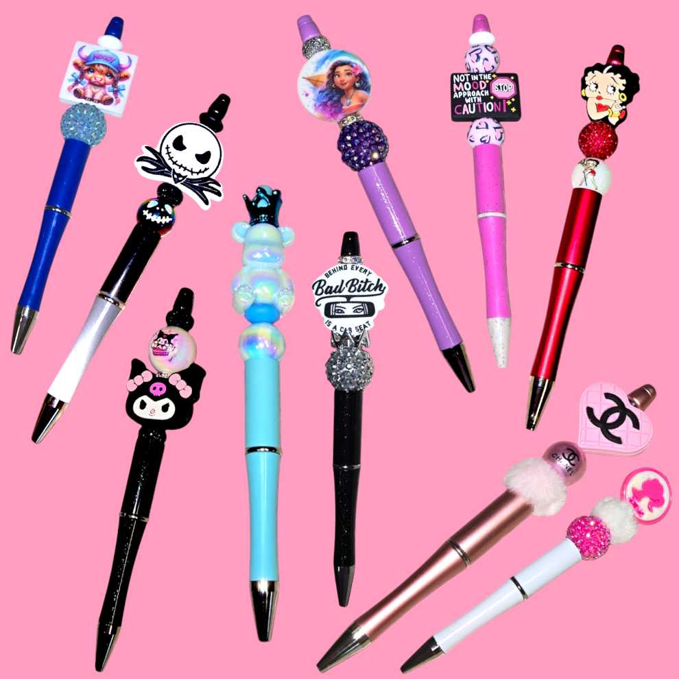 Custom Beaded Pen (Random)