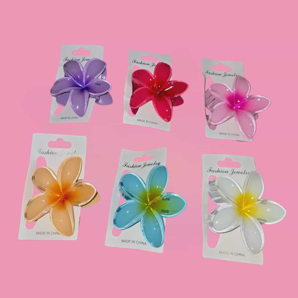 Floral Pearl Glow Hair Clip