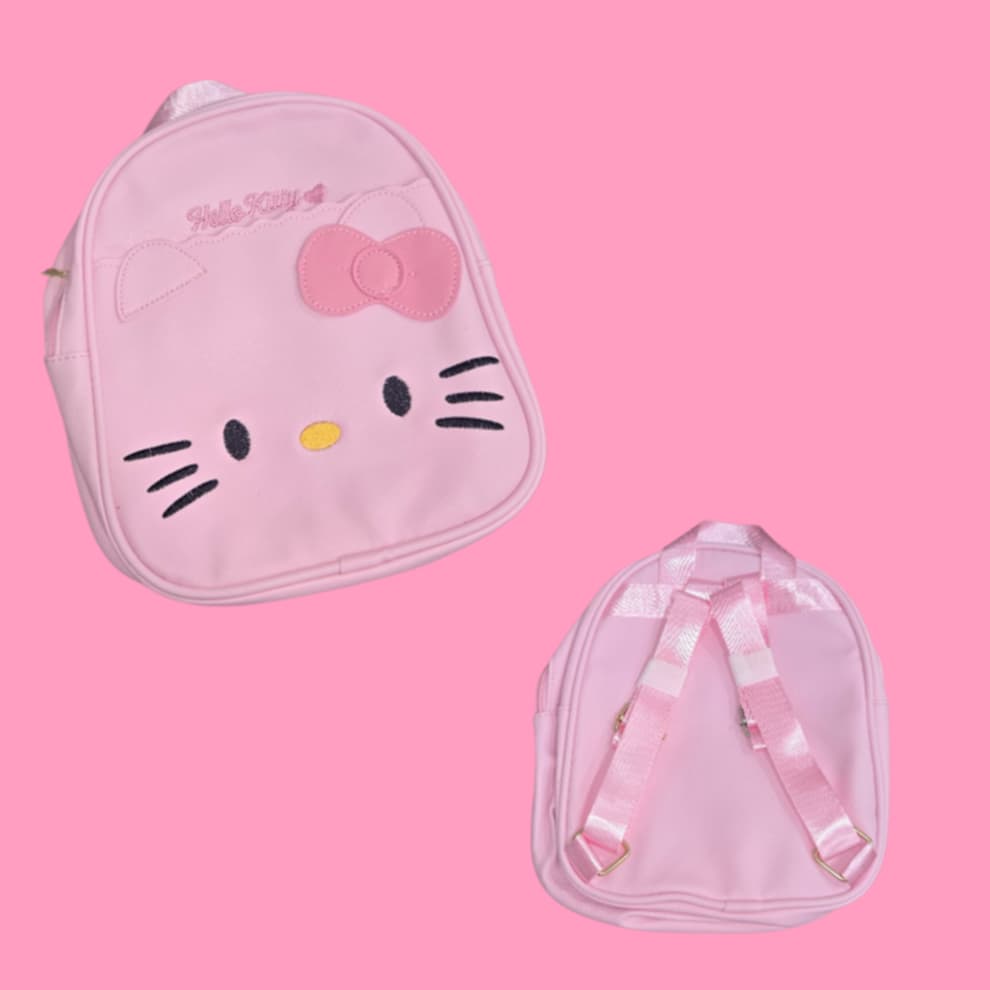 White Cat & Friends Mini Backpack