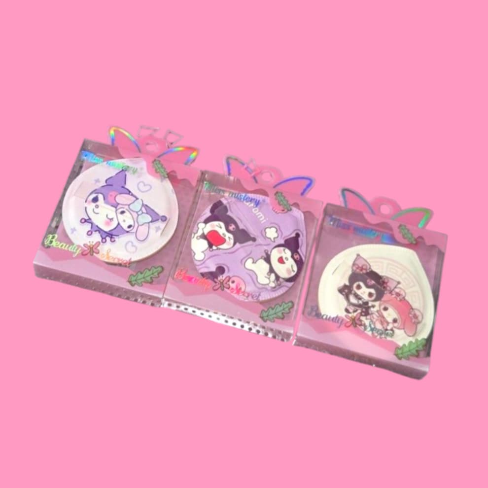 White Cat & Friends Powder Puff