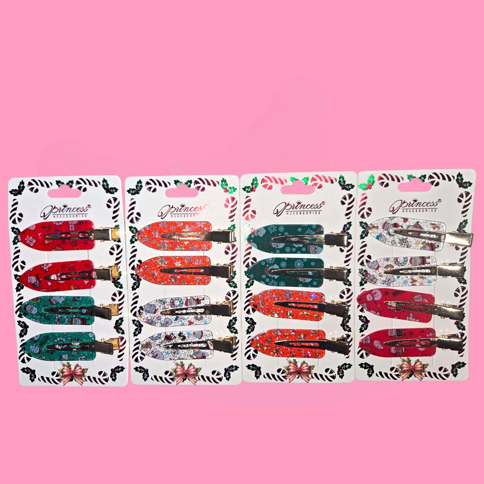 Holly Jolly Hair Clips