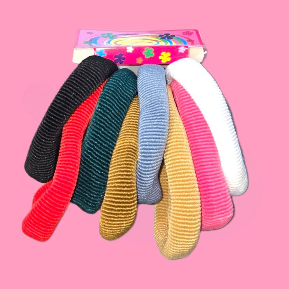Colorful Thick Wide Scrunchies