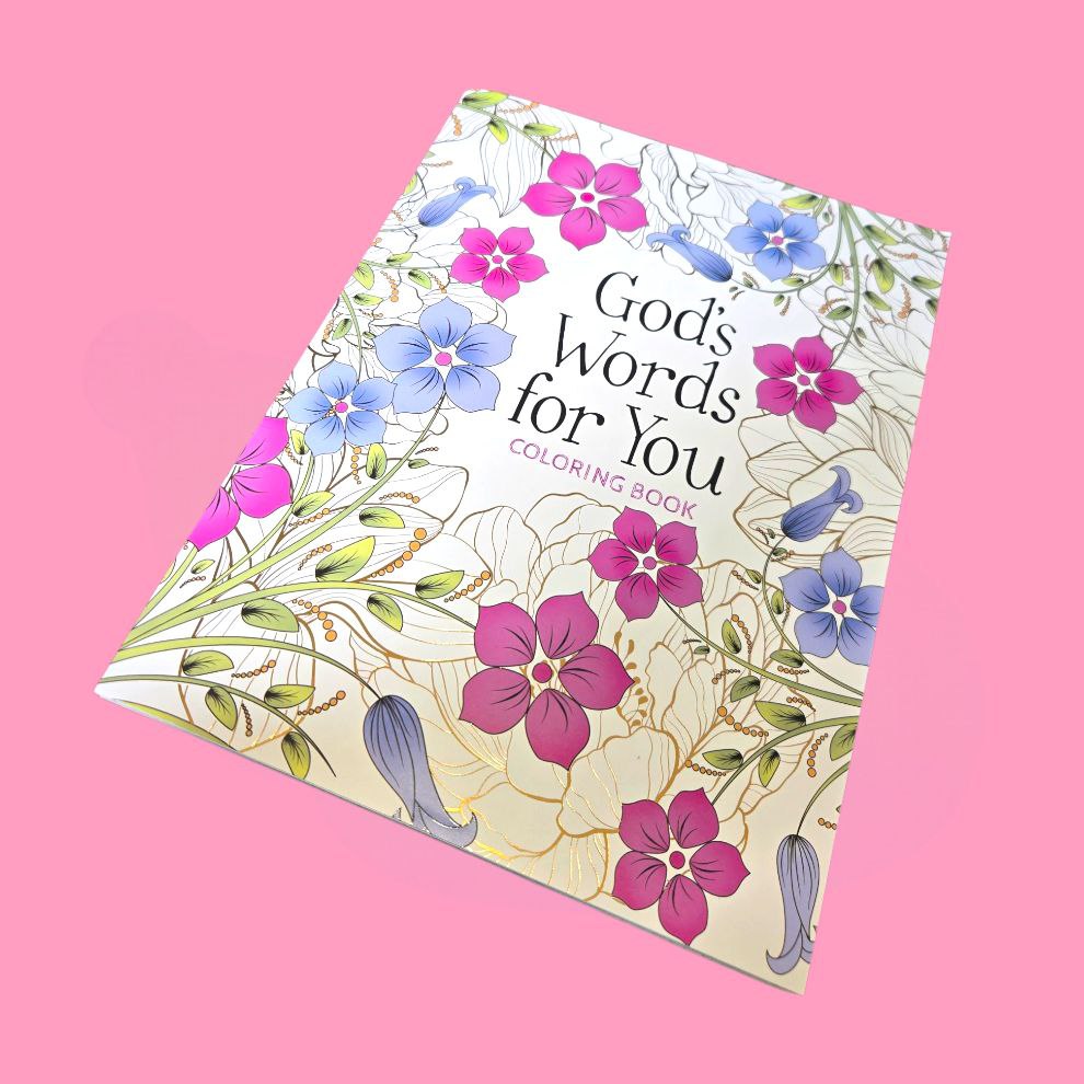 God's Words For You Coloring Book