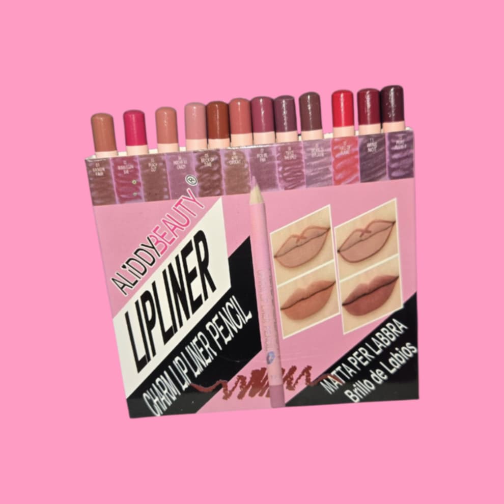 12 Pc Mini Lip Liner Set