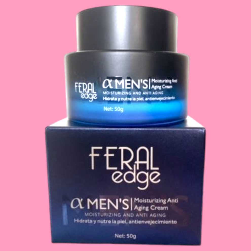 Feral Edge Mens Moisturizing Anti Aging Cream