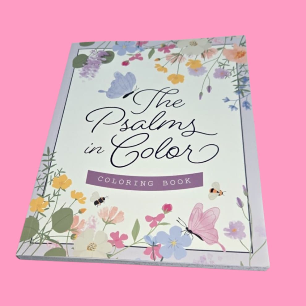 The Psalms In Color Coloring Book