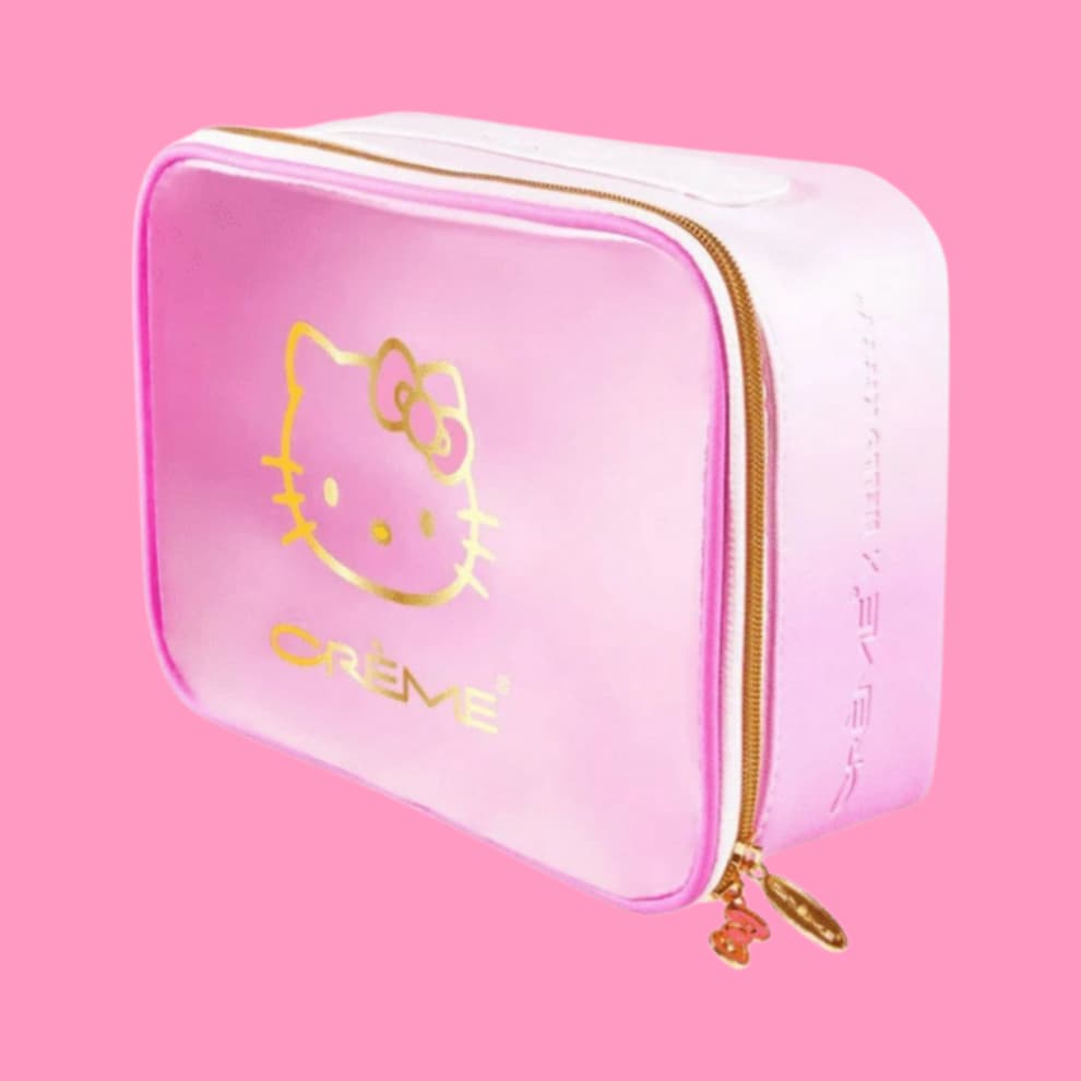 Creme Shop White Cat Makeup Bag