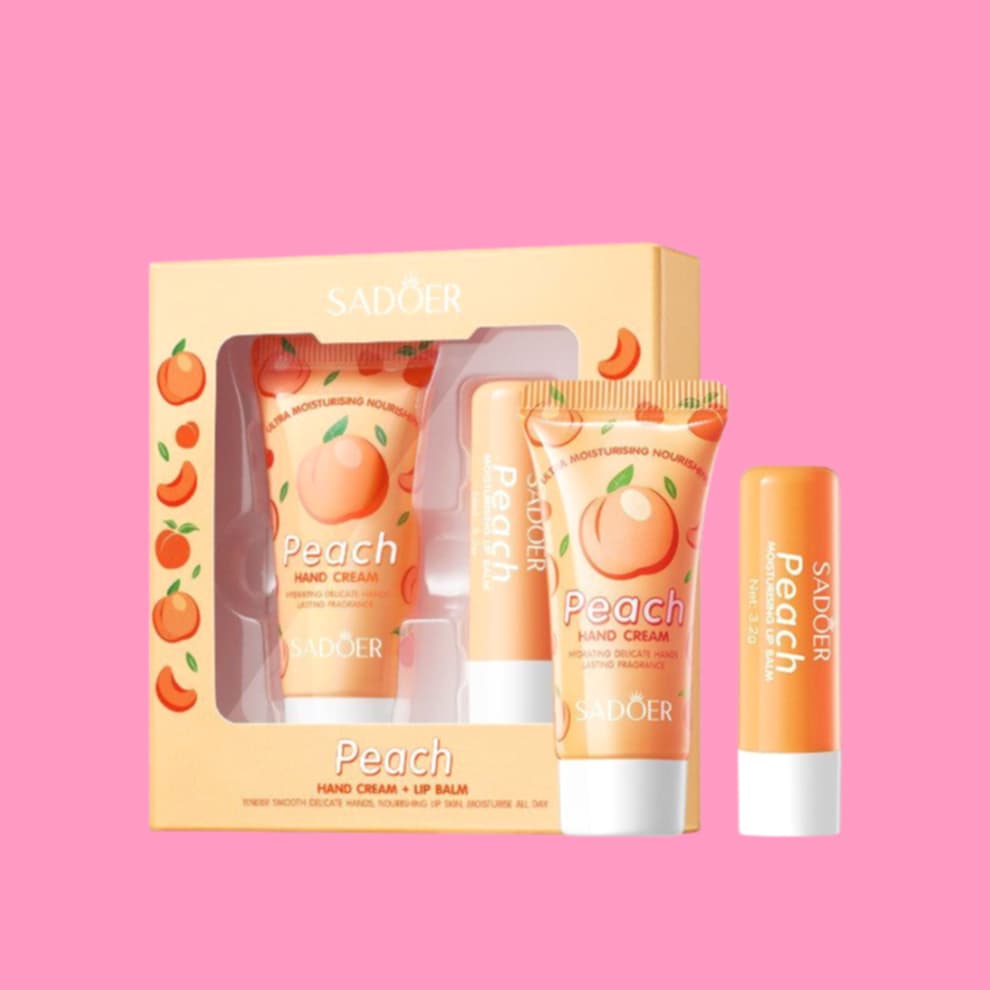 On The Go Mini Lip Balm & Hand Cream Set