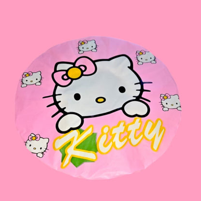 White Cat Shower Cap