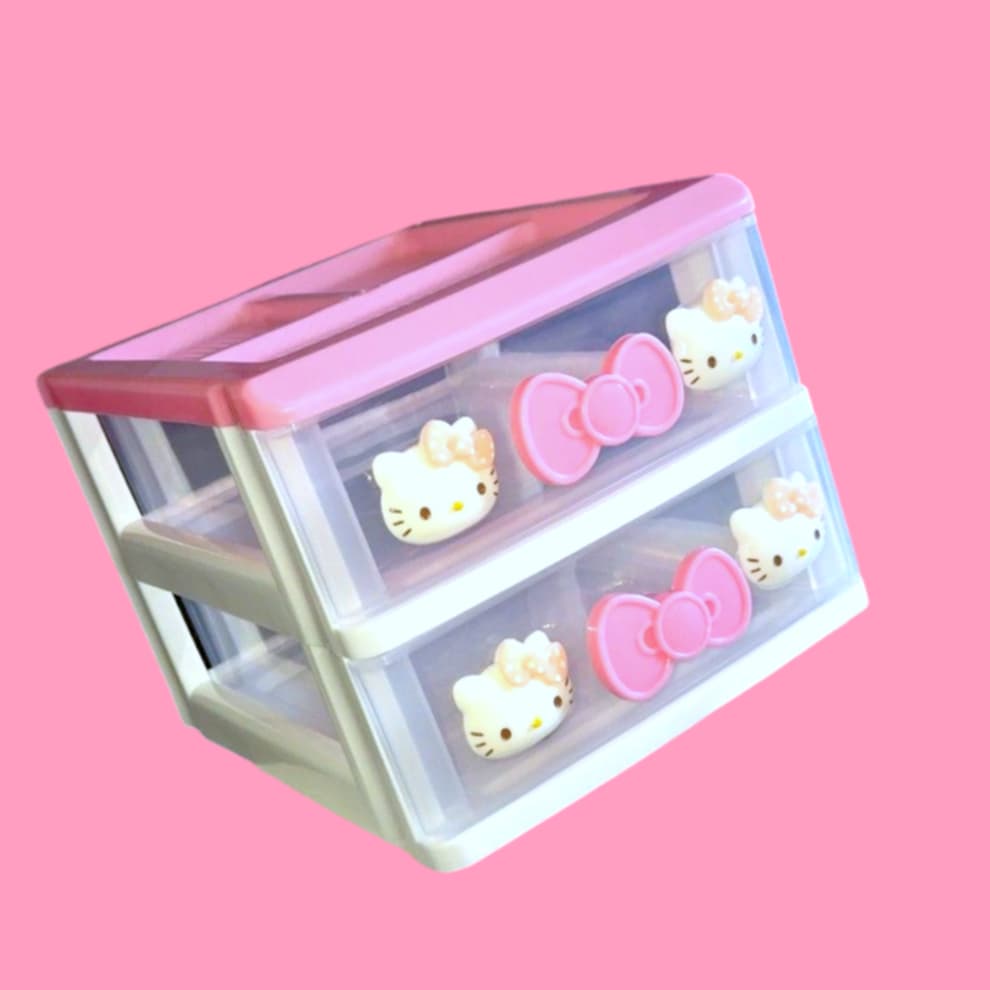 Kitty & Friends 2 Tier Drawer