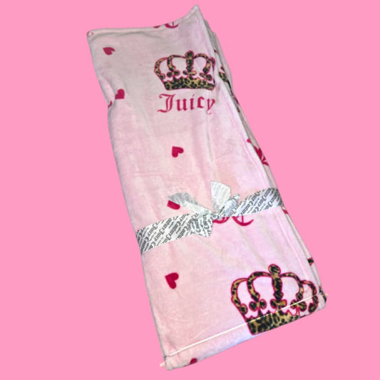 JC Cheetah Crown Plush Throw 60x70