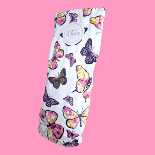 Butterflies Overload Plush Throw 60x70