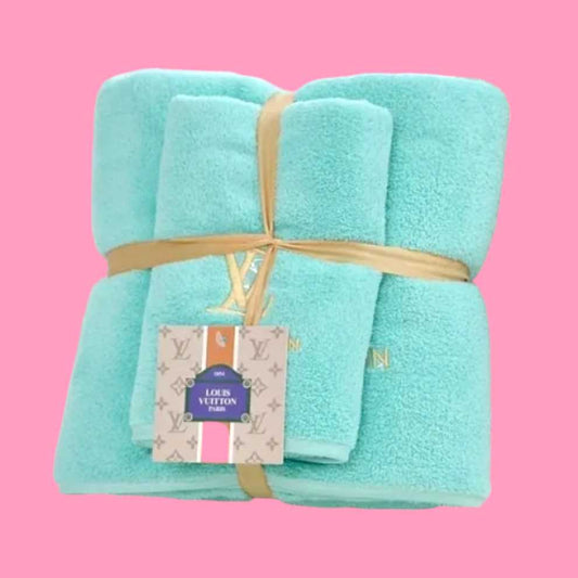 Stylish Monotone Towel 2 Pc Set