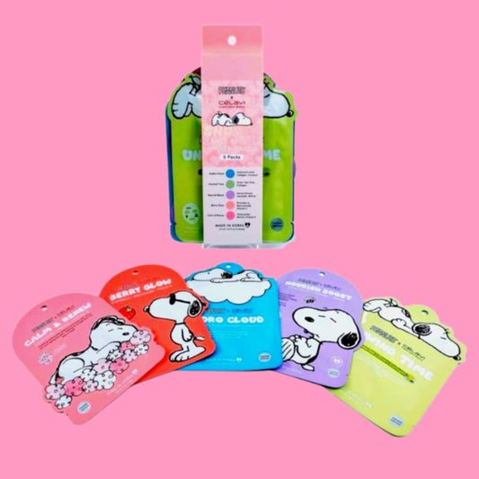 Peanuts Face Sheet Mask 5 Pc Set