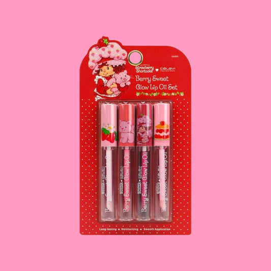 Strawberry Girl 4 Pc Glow Lip Oil Set