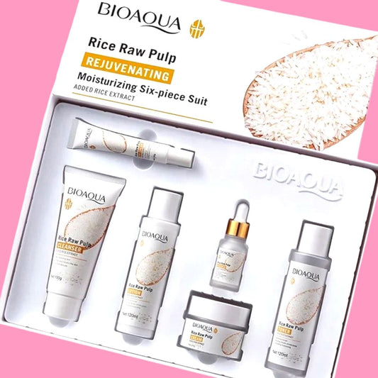 Bioaqua Rice 6 Pc Skin Gift Box
