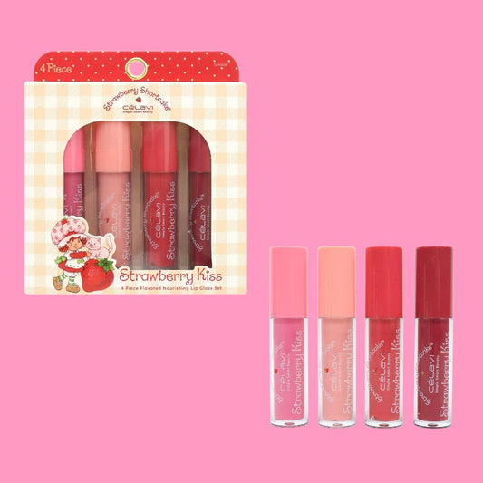 Strawberry Girl 4 Pc Scented Lip Gloss Set
