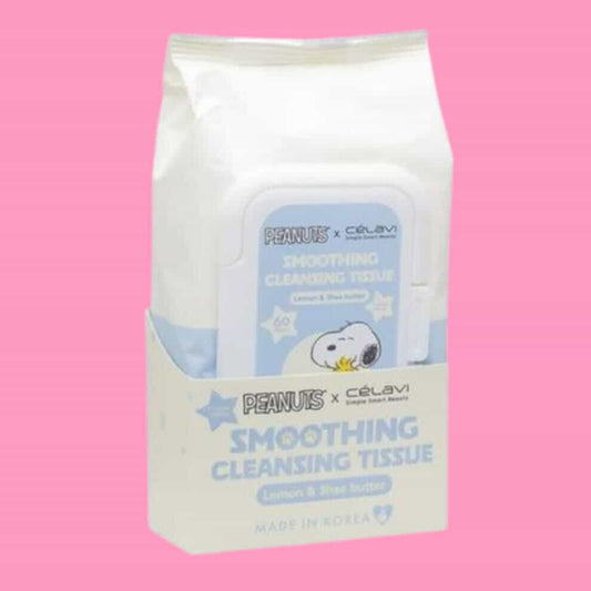 Peanuts Smoothing Lemon + Shea Butter Wipes