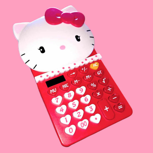 White Cat Large Calculator