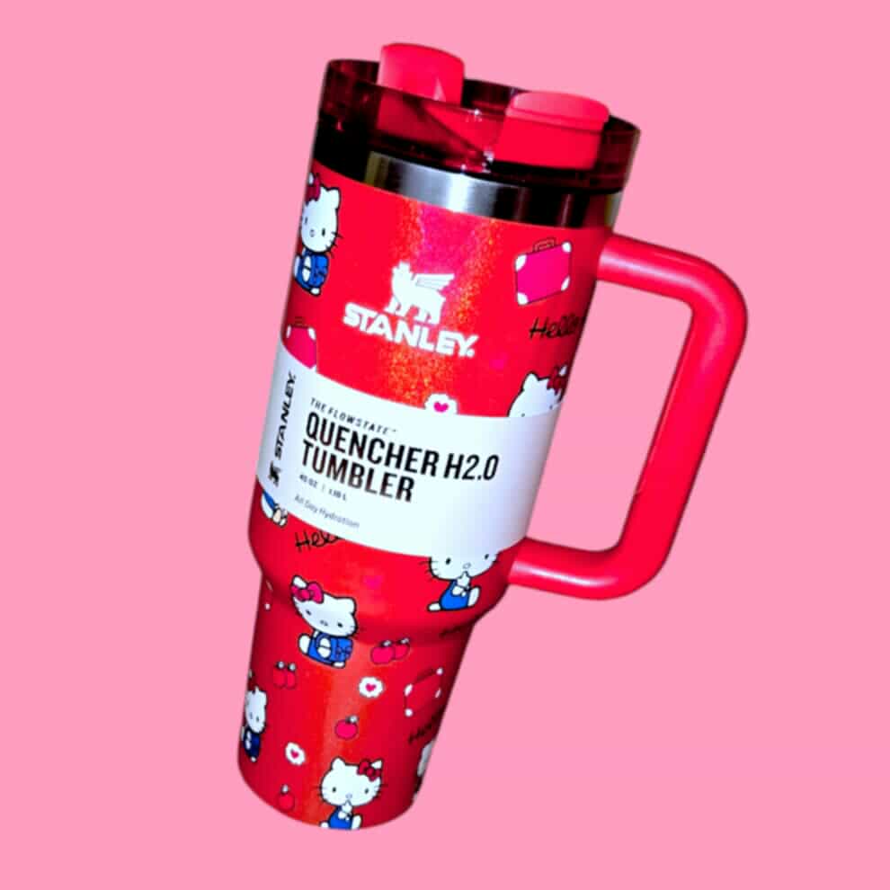 White Cat & Friends 40oz Tumbler