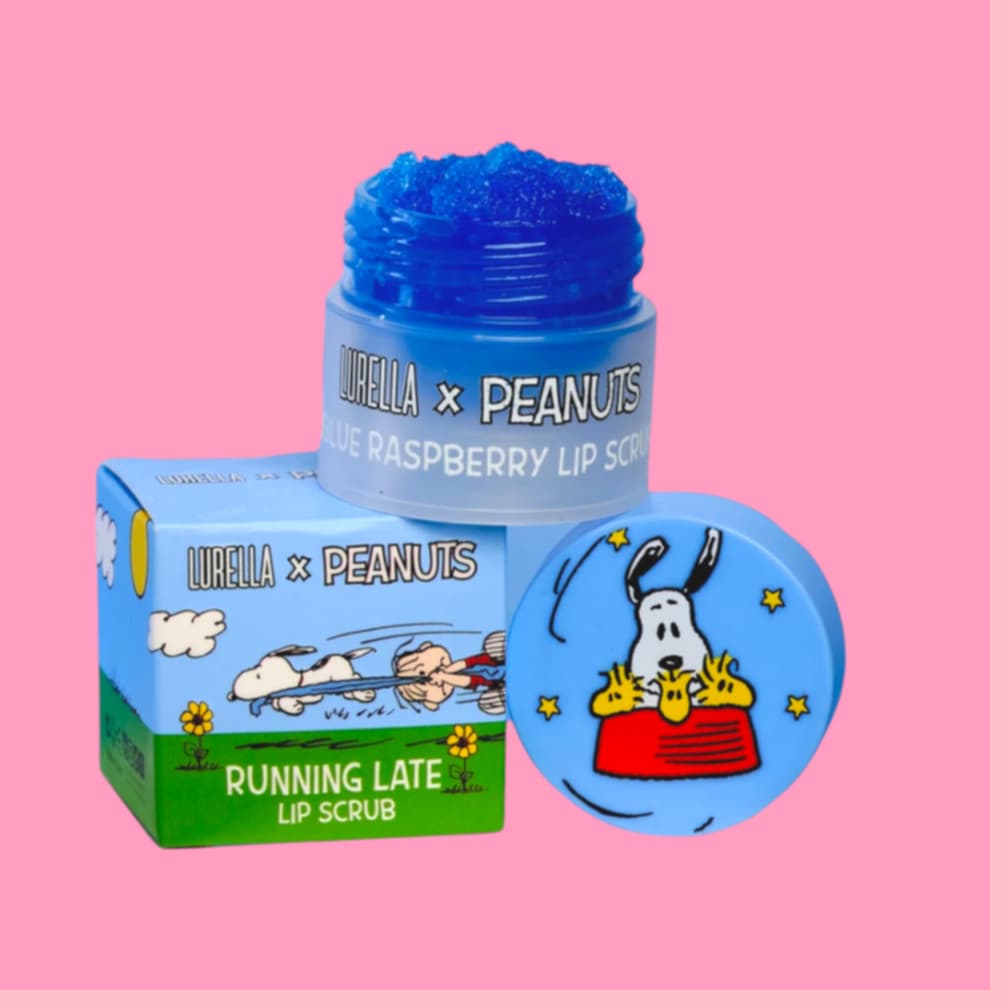 Lurella x Peanuts Lip Scrub - Blue Raspberry