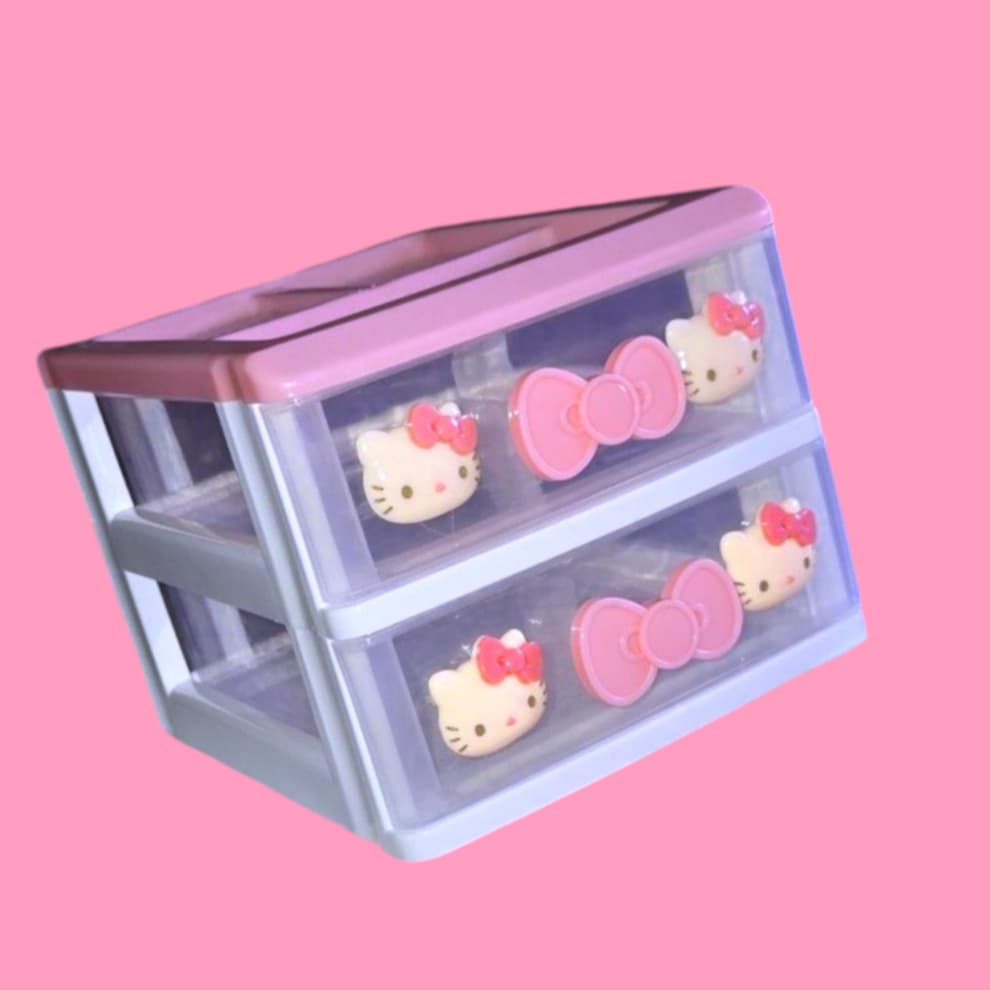 Kitty & Friends 2 Tier Drawer