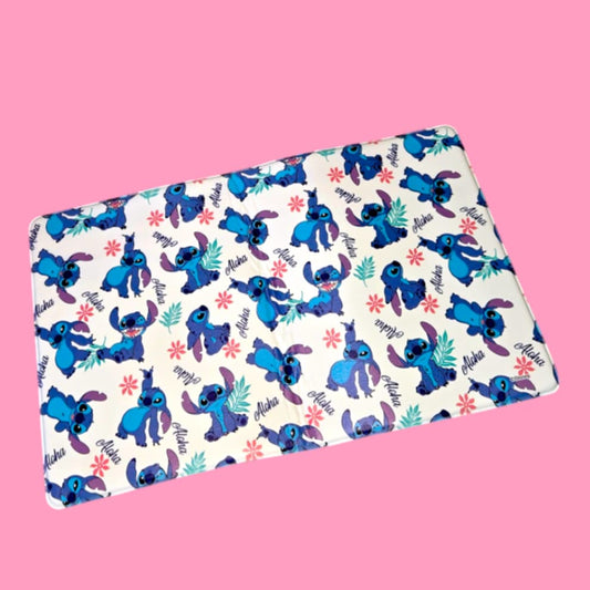 Blue Guy Aloha Kitchen Mat