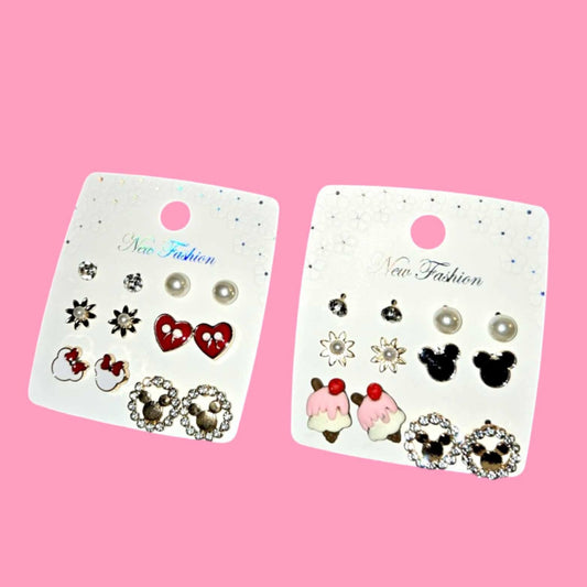 Boy Mouse Set Earrings