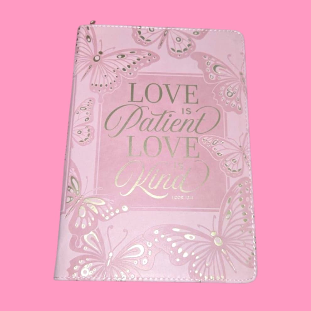 Love Is Patient Love Is Kind Zipper Journal