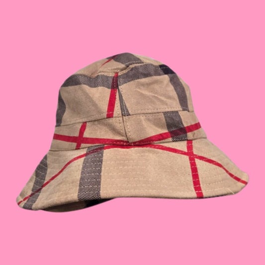 Fashion Plaid Bucket Hat