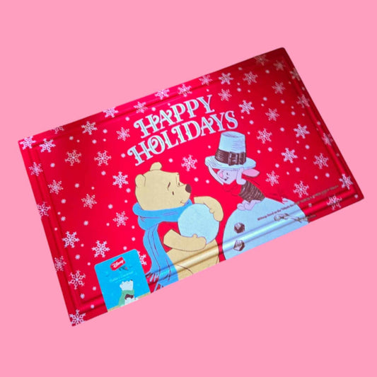 Honey Bear Happy Holidays Doormat