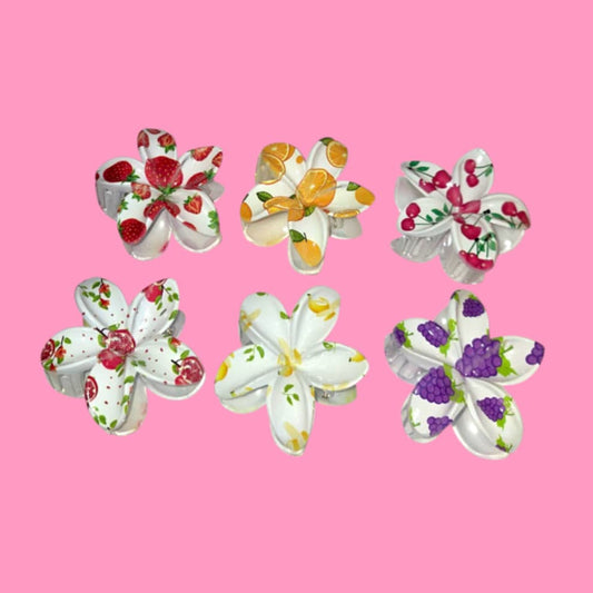 Floral Fruit Hair Clip