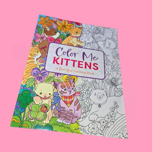Color Me Kittens Coloring Book