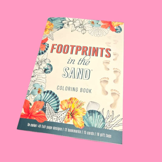 Footprints In The Sand Coloring Book