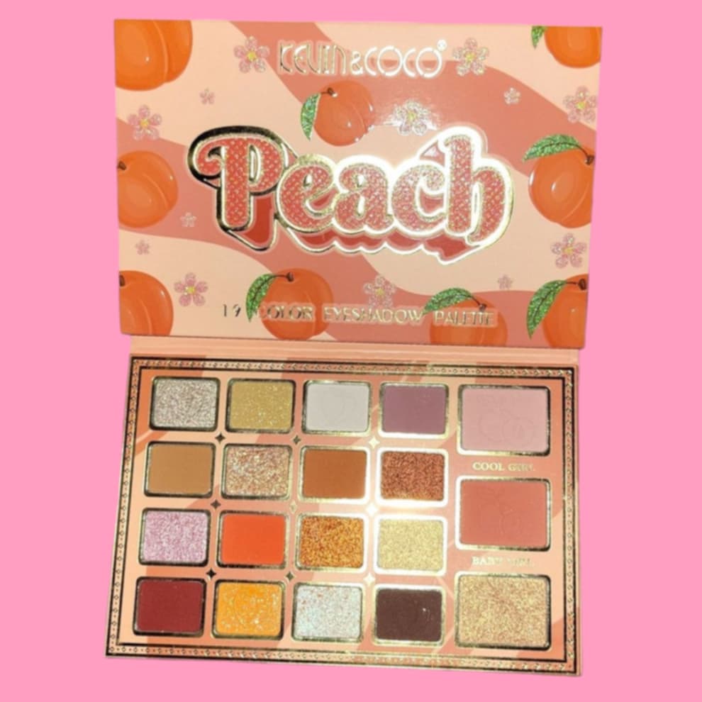 Kevin & Coco Feeling Peachy 19 Color Eyeshadow Palette