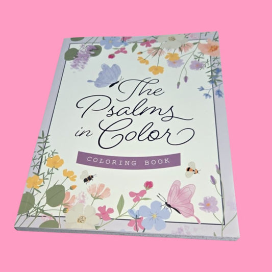 The Psalms In Color Coloring Book