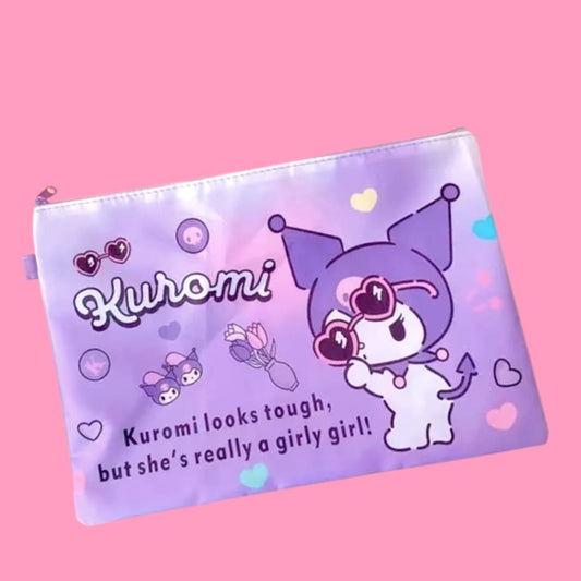 Character Large Zipper Pouch