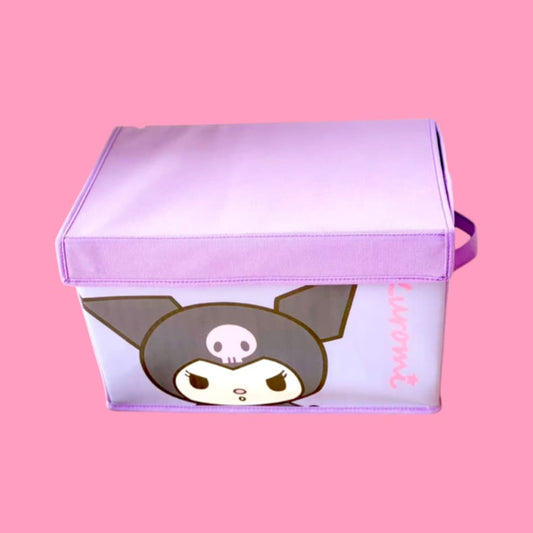 White Cat & Friends Plain Cube Organizer