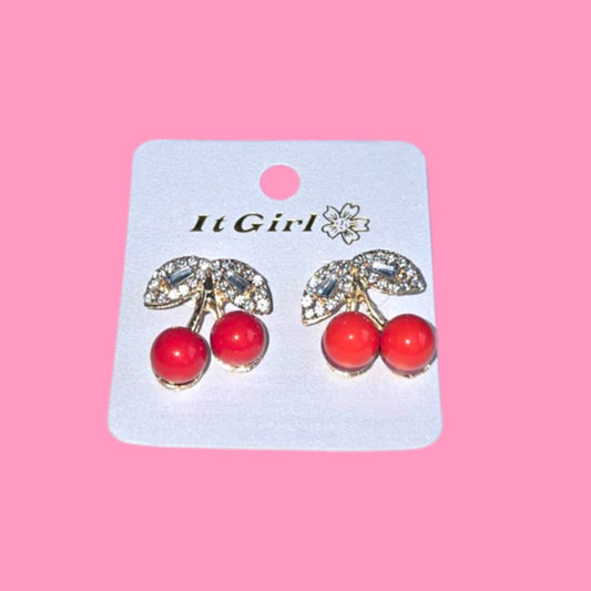 Cherry Bling Earrings