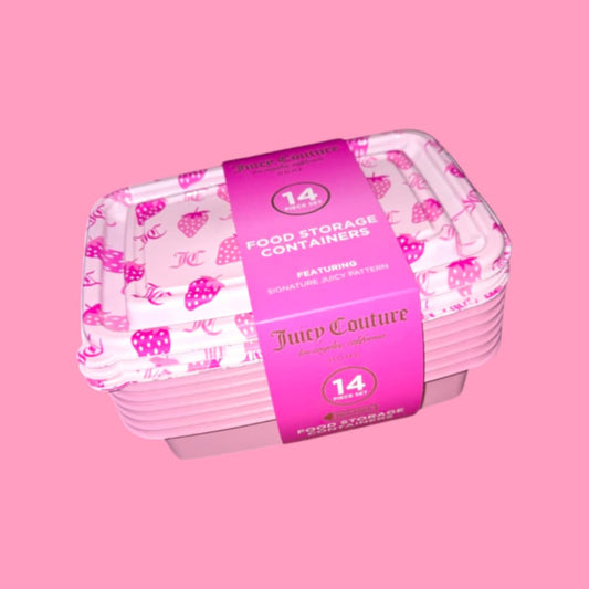 Juicy Strawberries Food Container 14 Pc