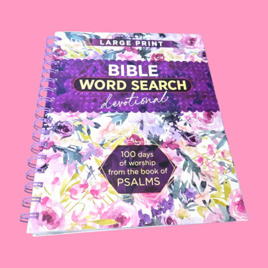 Bible Word search Devotional - 100 Days Of Worship From The Book Of Palms