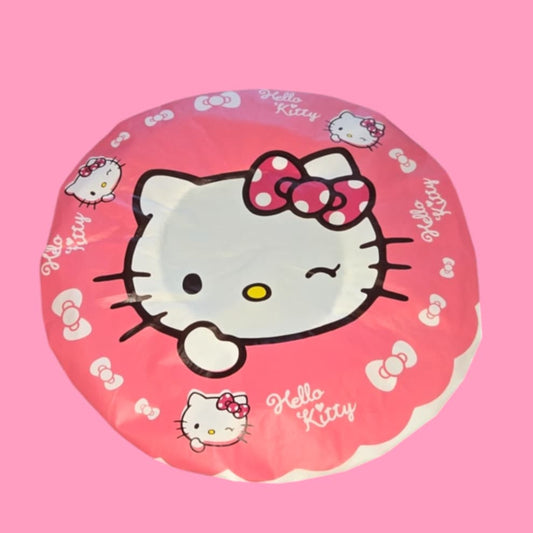 White Cat Shower Cap
