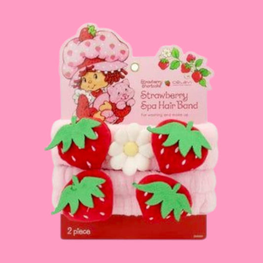 Strawberry Girl 2 Pc Spa Headband Set