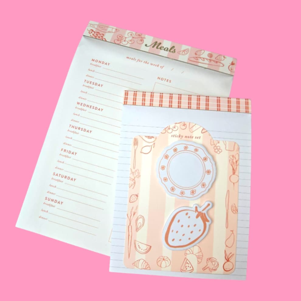 Meals For The Week Note Pad