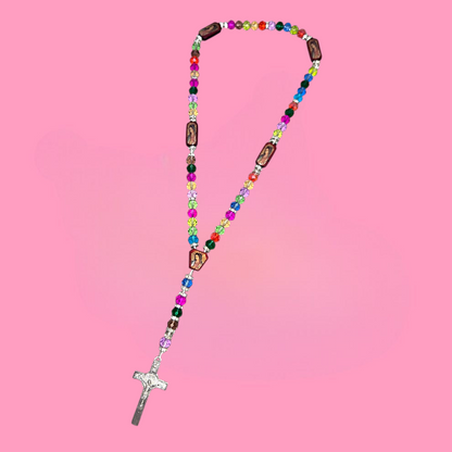 Virgin Mary Beaded Rosary